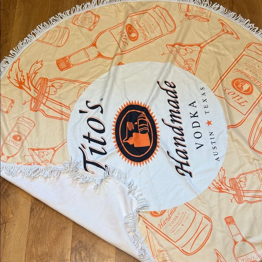 Tito's Handmade Vodka Blanket with Fringe - Picture 3 of 3